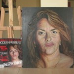 704# R. Perlak, The portrait of Tracey Emin and Modern Painters Magazine