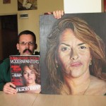 705# R. Perlak, The portrait of Tracey Emin, Modern Painter Magazine and the author