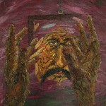 716# R. Perlak, Self-portrait, 2015, oil on canvas, 40 x 32 in (100 x 81 cm)