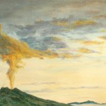758# R. Perlak, The Sky. 7, 2015, oil on cnavas, 17 x 37 in (44 x 95 cm)