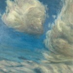 762# R. Perlak, The Sky. 11, 2015, oil on cnavas, 37 x 26 in (95 x 66 cm)
